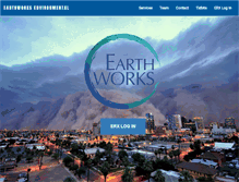 Tablet Screenshot of earthworksenv.com